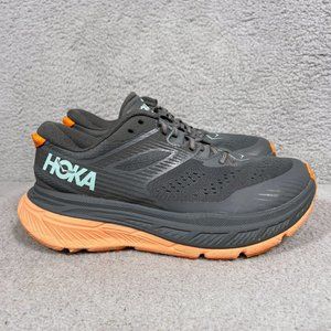 Hoka One One Stinson ATR 6 Womens Size 8 Running Shoes Sneakers Gray 1110507